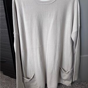 Women's Long Sleeve Top - Cream